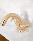 Unlacquered Brass Bathroom Vanity Faucet