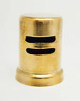 Unlacquered Brass Air Gap Cover, Solid Brass Dishwasher Air Gap Cover