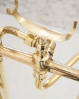 The Classic English Style Telephone Tub Filler, Brass Freestanding Filler