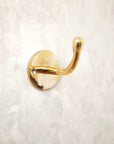 Unlacquered Brass Hook For Wall