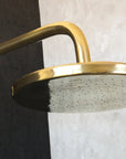 Luxury Shower System With Tub Filler, Unlacquered Solid Brass Shower