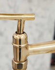 The Classic English Style Telephone Tub Filler, Brass Freestanding Filler