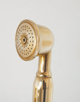 Unlacquered Brass Shower System, Rainfall Headshower
