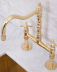 Unlacquered Brass Classic Bridge Faucet