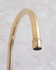 Unlacquered Solid Brass Bridge Faucet