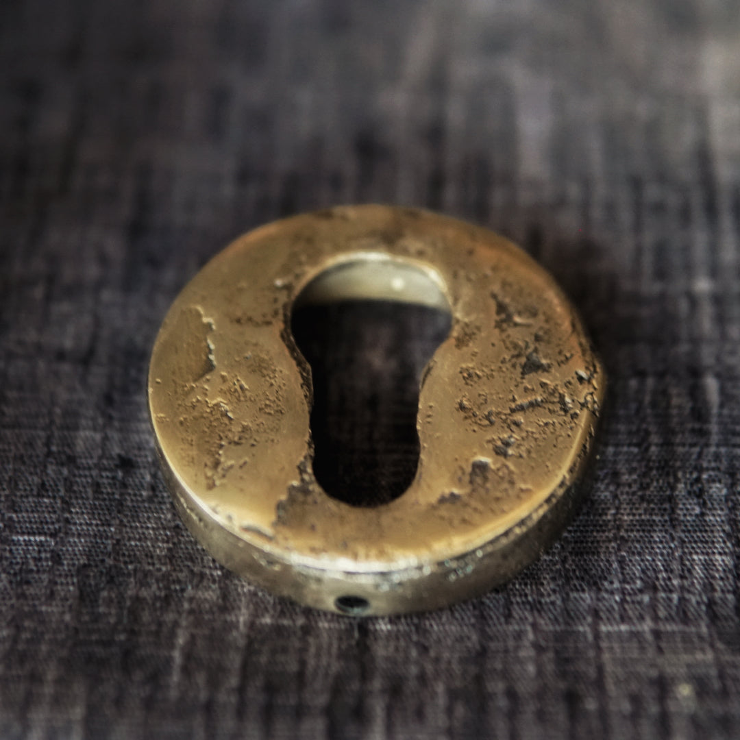 Vintage Brass Door Handle, Tree Branch Design