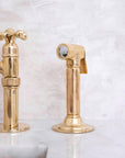 Unlacquered Brass Classic Bridge Faucet