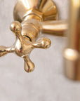 Wall Mounted Solid Brass Faucet For Bathroom and Kitchen