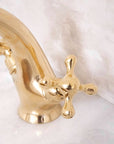 Unlacquered Brass Bathroom Vanity Faucet