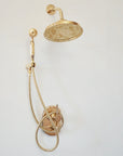 Built in Brass Shower System, Antique Brass Shower Fixtures