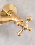 Wall Mounted Classic Brass Faucet for Bathroom and Kitchen