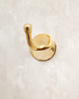 Unlacquered Brass Hook For Wall