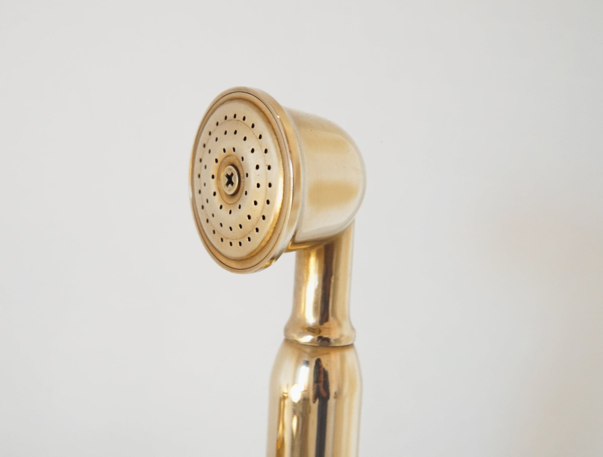 Unlacquered Brass Shower System, Rainfall Headshower