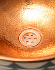 Copper and Wood Vanity Vessel Sink