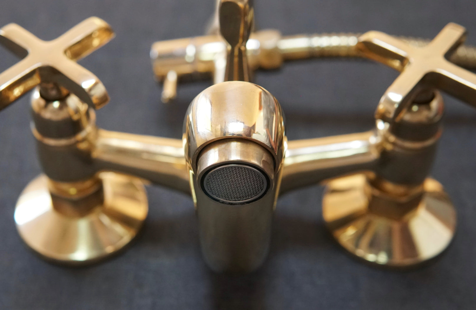 Luxury Shower System With Tub Filler, Unlacquered Solid Brass Shower