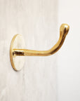Unlacquered Brass Hook For Wall